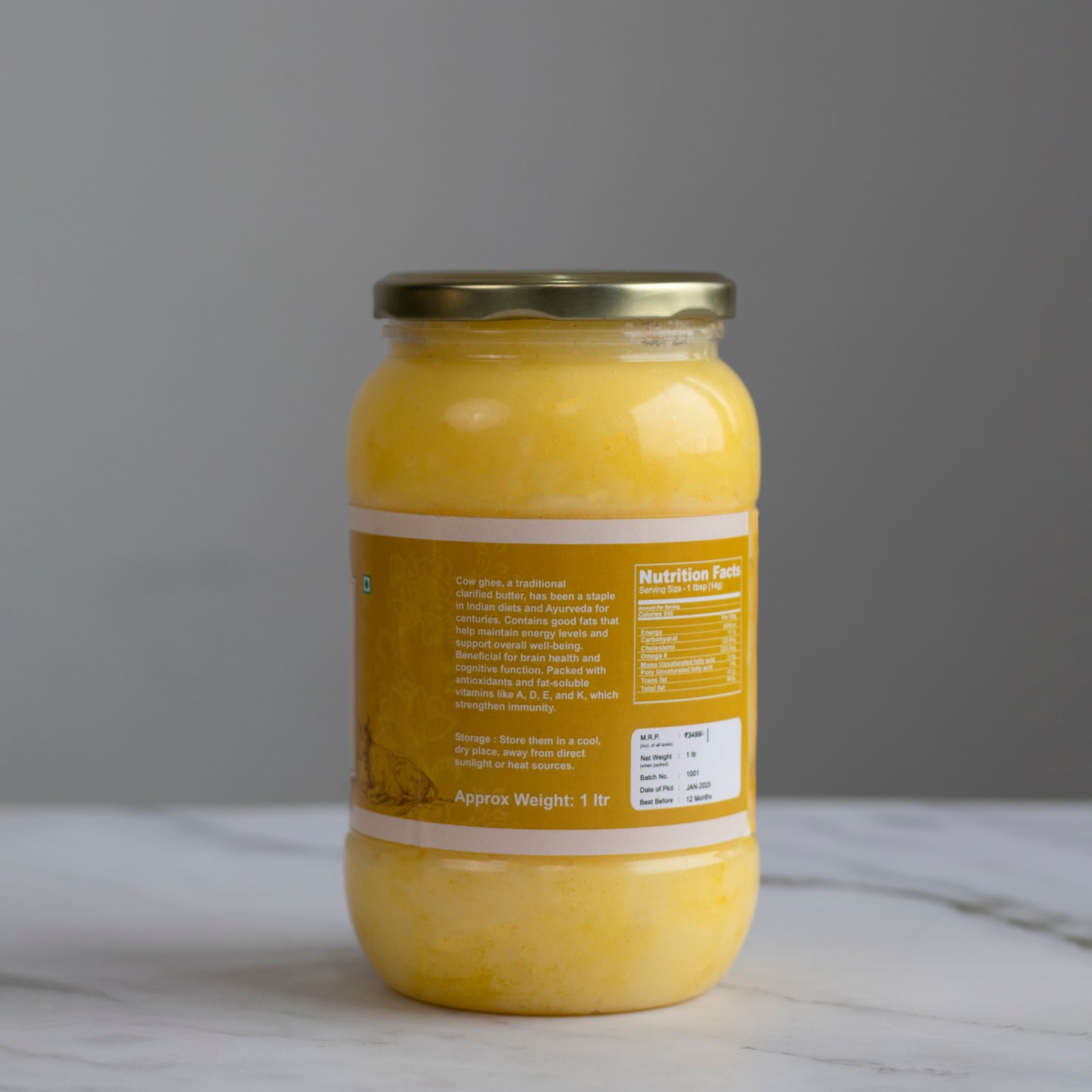 Cow A2 ghee - Made From Curd
