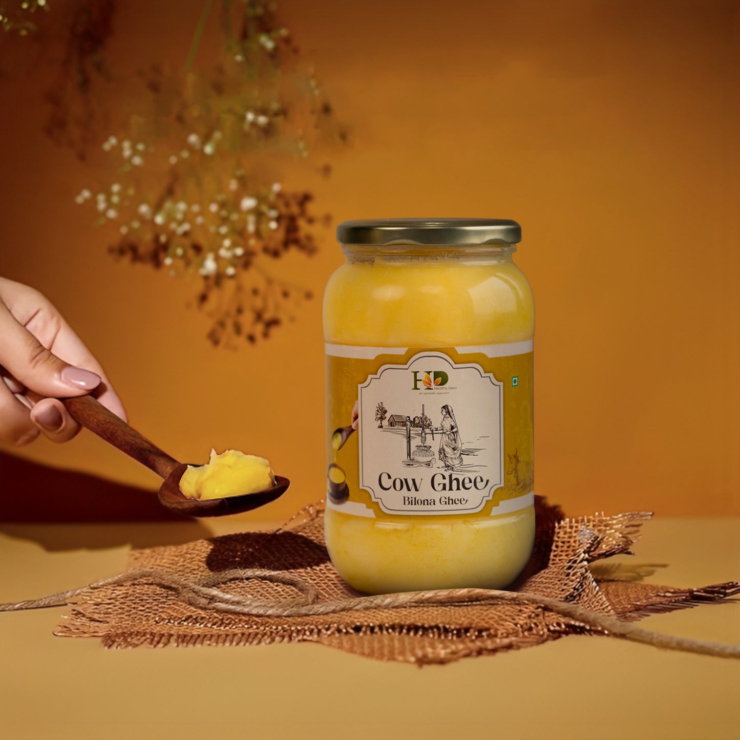 Cow A2 ghee - Made From Curd